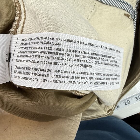 Abercrombie & Fitch Jeans Adult 29W 32L Brown Slim Straight 5 Pockets Denim Mens - Picture 9 of 9